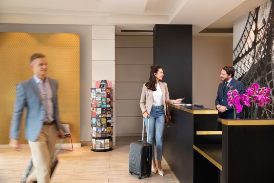 Réceptionniste chez Citadines